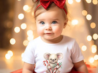 First Christmas Baby Koala Personalised Little Aussie Xmas Romper