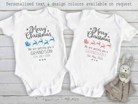 Personalised Christmas Pregnancy Announcement, Grandparents Baby Reveal