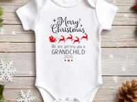 Personalised Christmas Pregnancy Announcement, Grandparents Baby Reveal