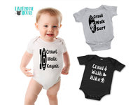 Crawl Walk Kayak Baby Bodysuit