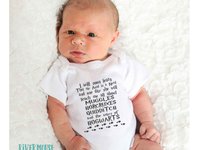 Harry Potter Hogwarts baby onesie, I will soon learn my Aunt is a nerd