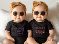 Pee on the Patriarchy funny feminist baby bodysuit