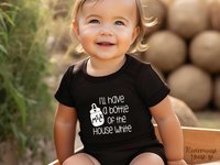 Funny Wine Lover Baby Bodysuit, I'll Have a Bottle of the House White