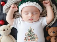 Aussie Animals First Christmas Personalised Baby Bodysuit