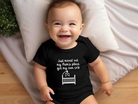 Funny Baby Bodysuit, Got My Own Crib Newborn to Toddler Outfit