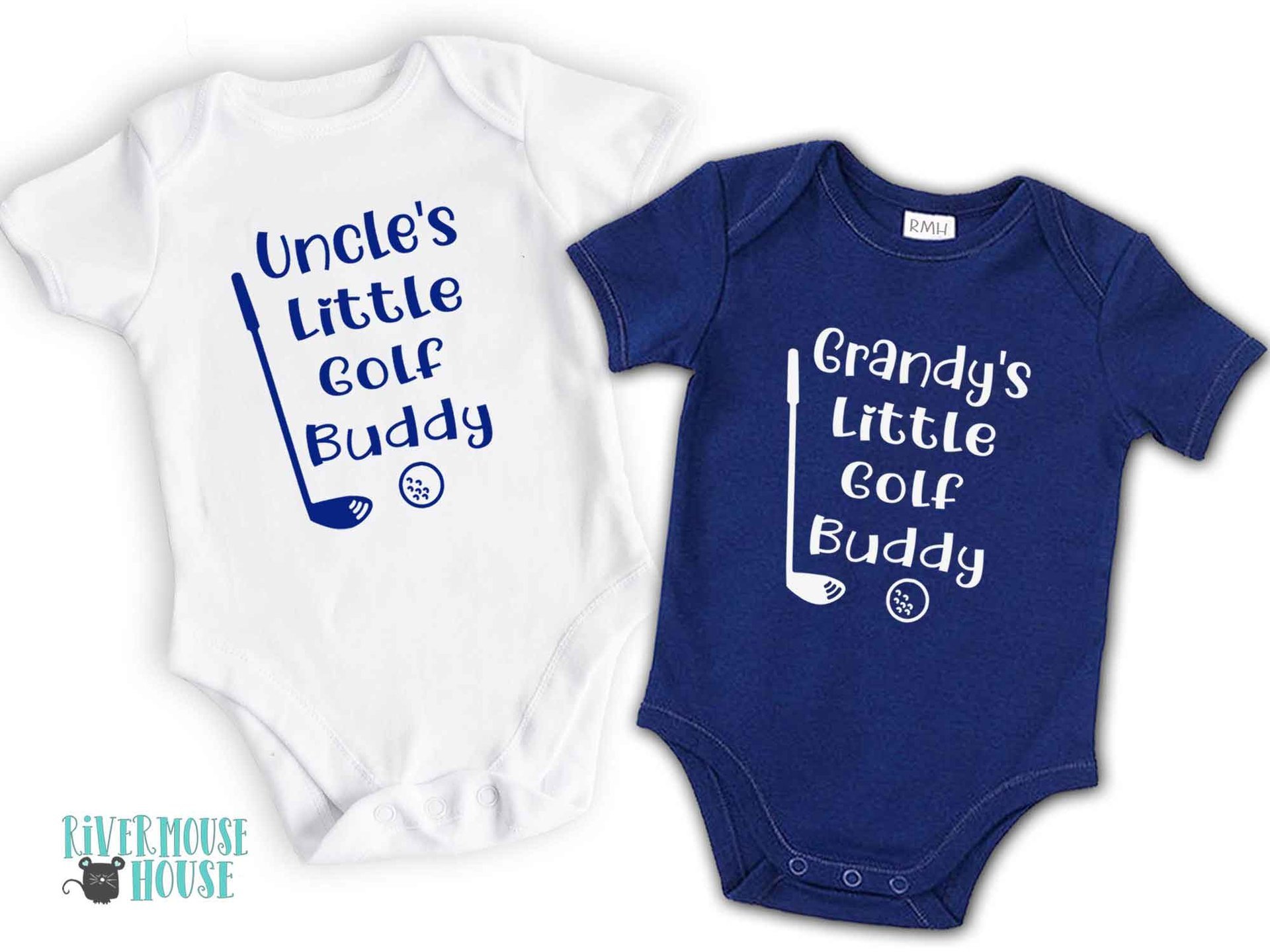 Daddy's little golf buddy baby bodysuit
