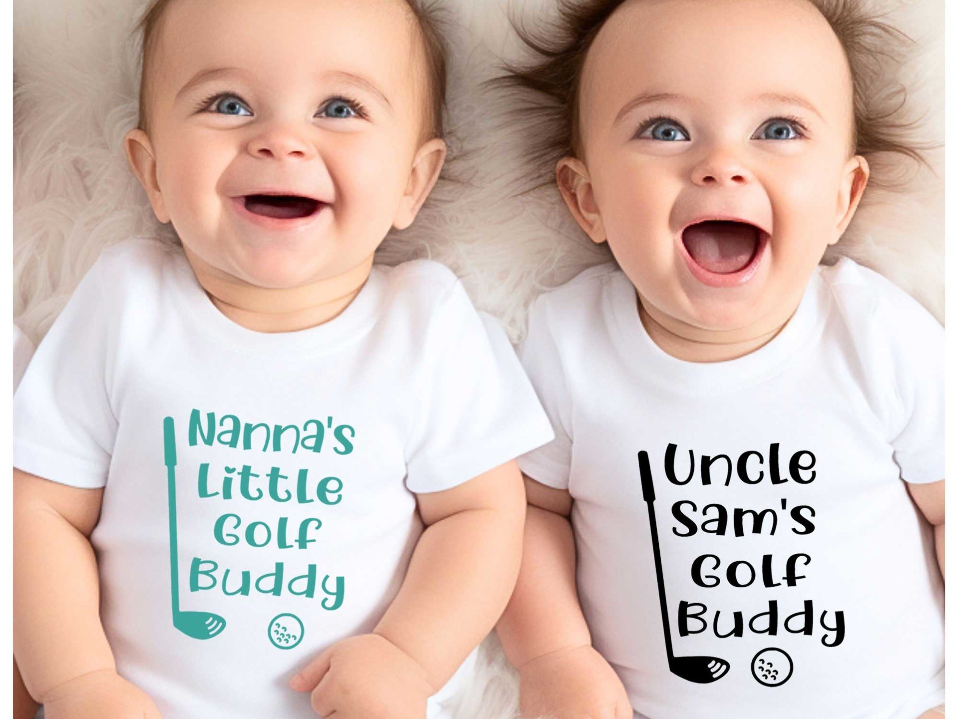 Daddy's Little Golf Buddy Baby Bodysuit, Custom Golf Lovers Gift