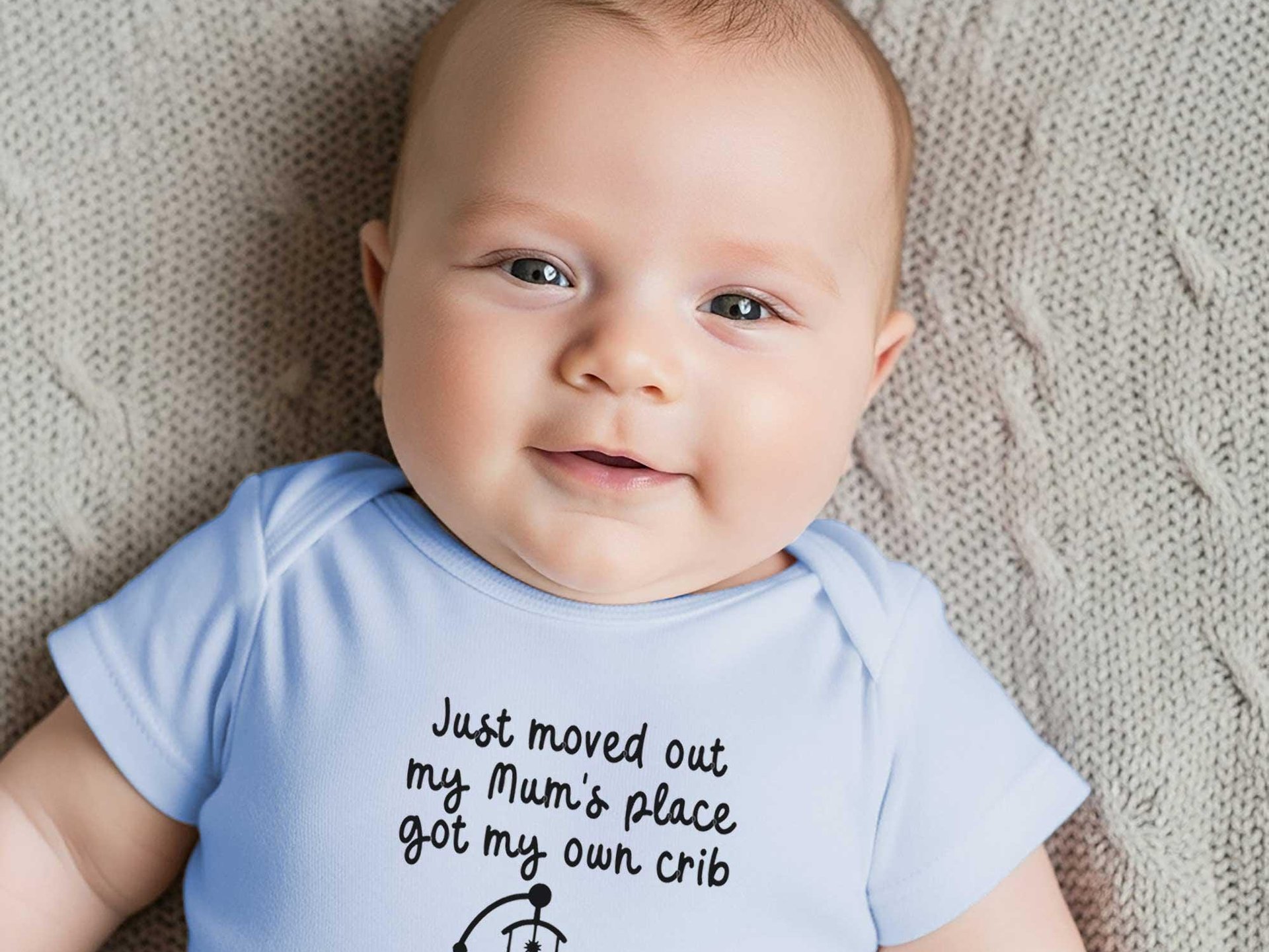 Funny Baby Bodysuit, Got My Own Crib Newborn to Toddler Outfit