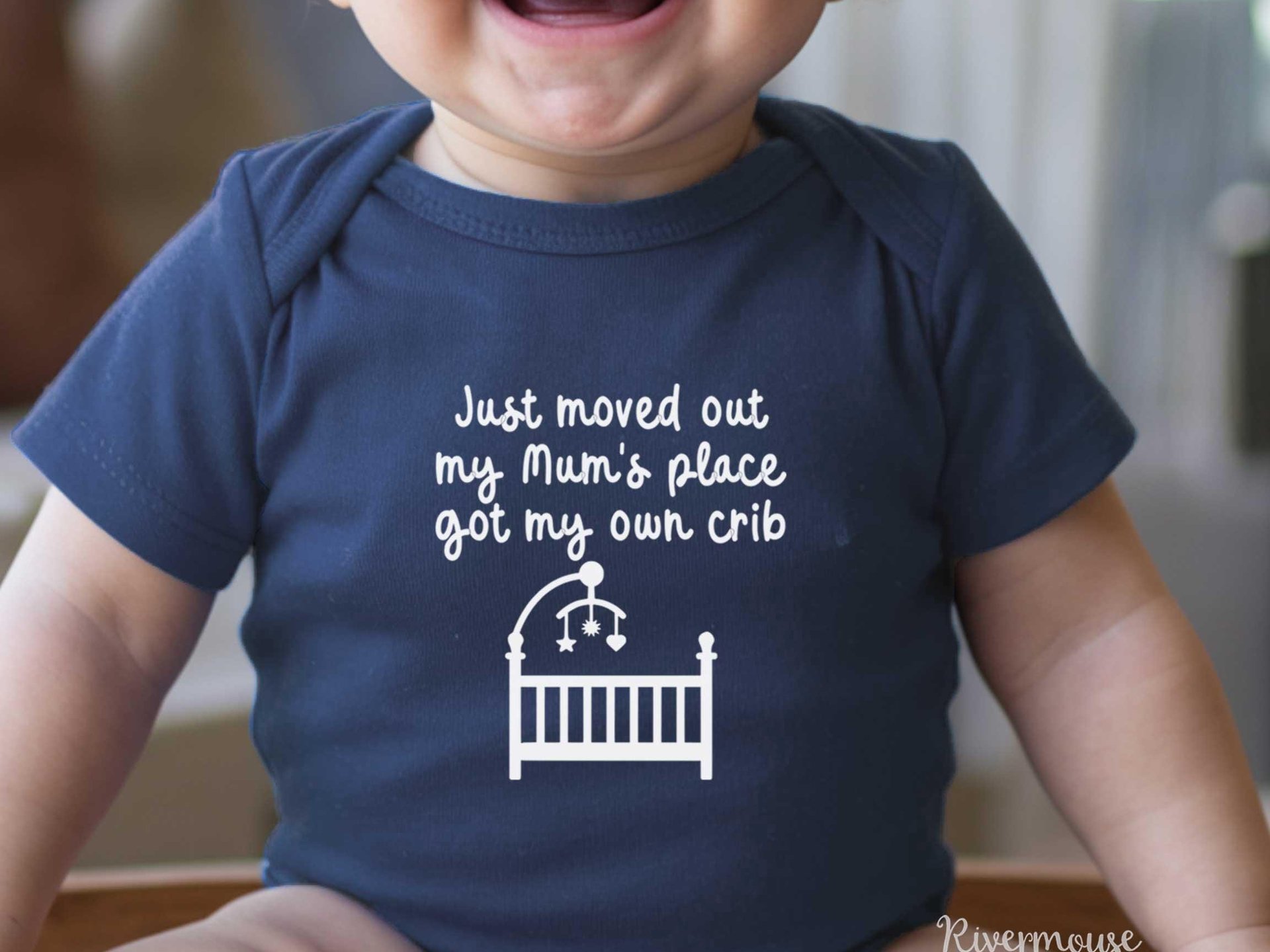 Funny Baby Bodysuit, Got My Own Crib Newborn to Toddler Outfit